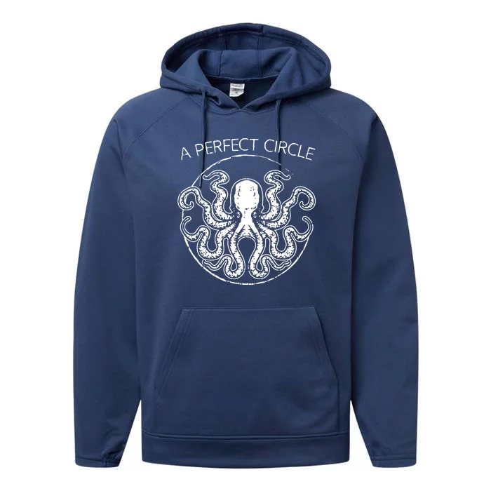 Perfect Circle Octopus Pi Day Performance Fleece Hoodie