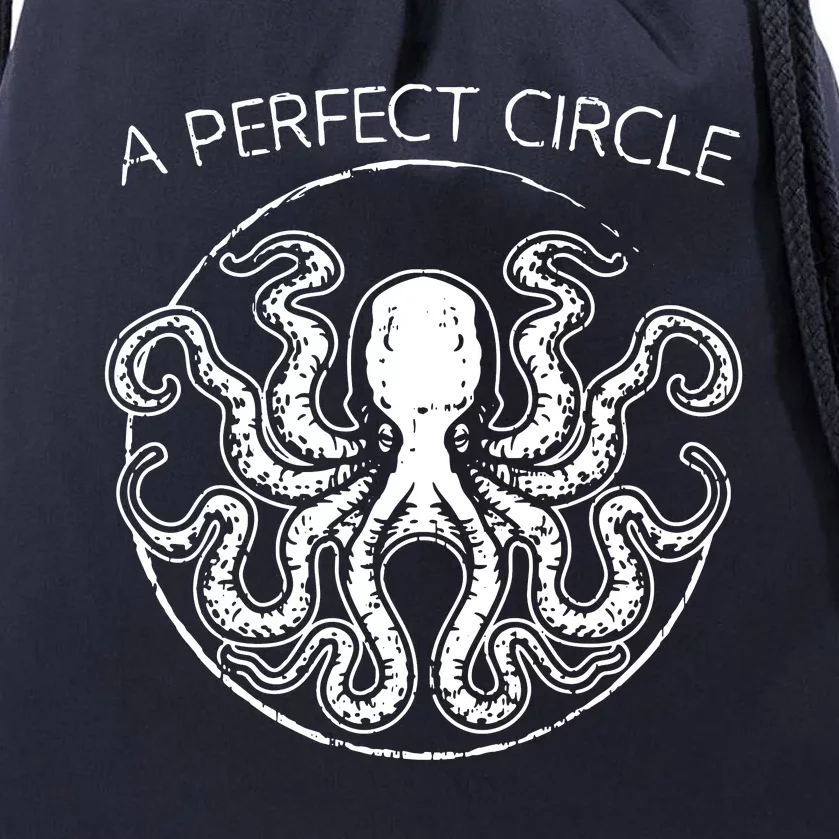 Perfect Circle Octopus Pi Day Drawstring Bag