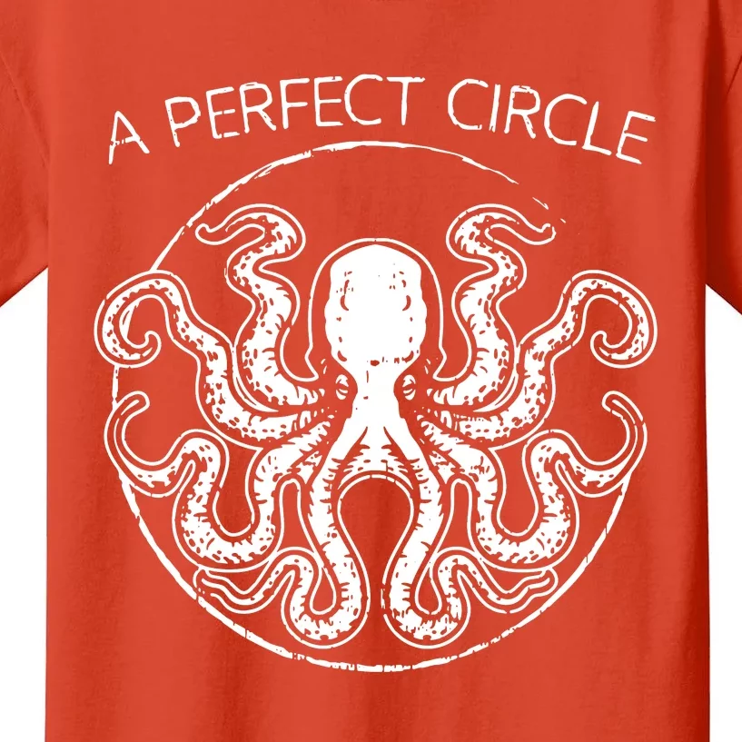 Perfect Circle Octopus Pi Day Kids T-Shirt