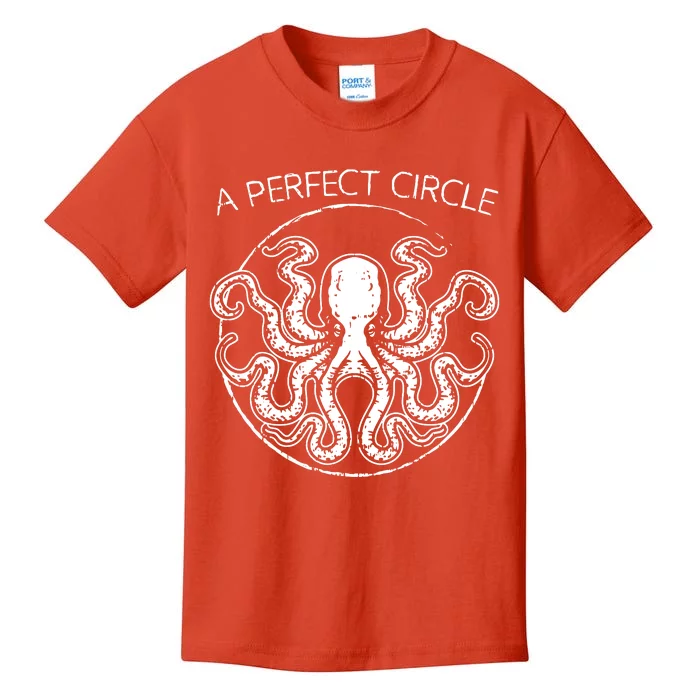 Perfect Circle Octopus Pi Day Kids T-Shirt