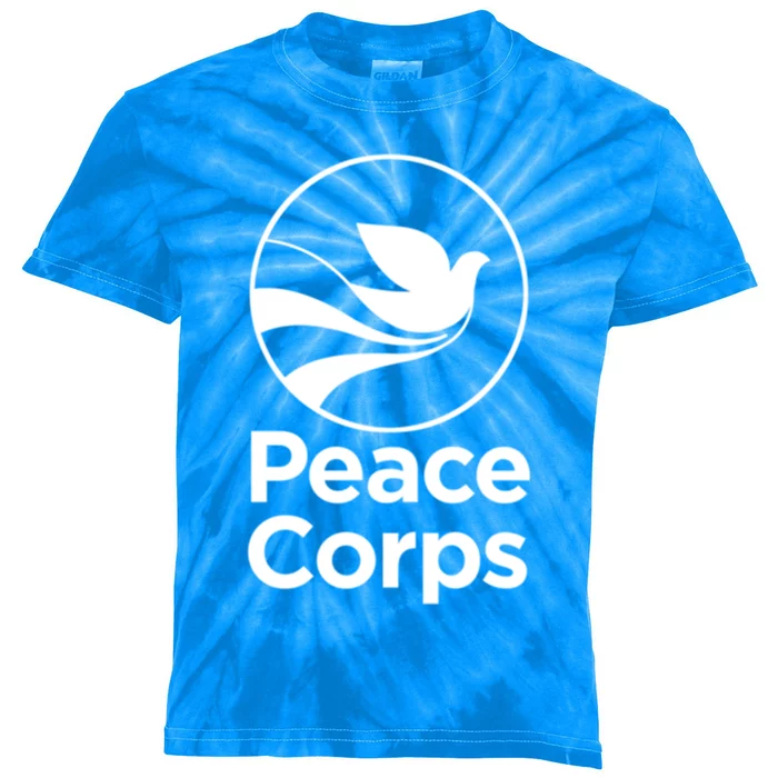 Peace Corps Of The United States Volunteer Service (White) Gift Kids Tie-Dye T-Shirt