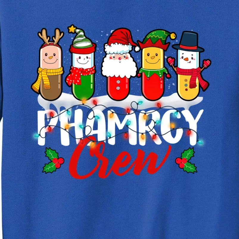 Pharmacy Crew Pharmacist Xmas Reindeer Technician Christmas Great Gift Tall Sweatshirt