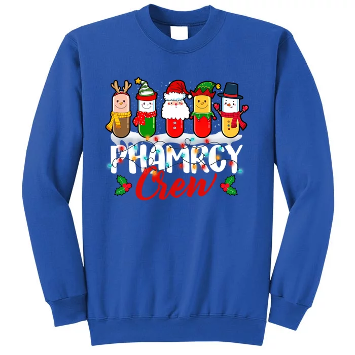 Pharmacy Crew Pharmacist Xmas Reindeer Technician Christmas Great Gift Tall Sweatshirt