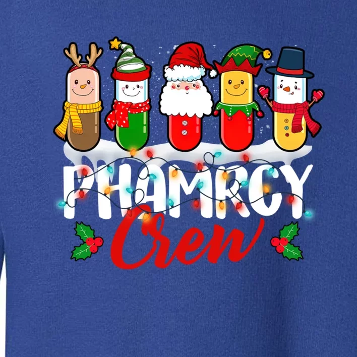 Pharmacy Crew Pharmacist Xmas Reindeer Technician Christmas Great Gift Toddler Sweatshirt