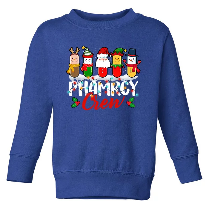 Pharmacy Crew Pharmacist Xmas Reindeer Technician Christmas Great Gift Toddler Sweatshirt