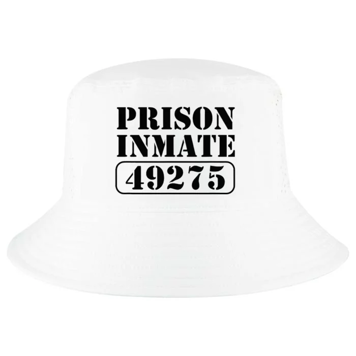 Prisoner Costume Prison Inmate County Jail Halloween Cool Comfort Performance Bucket Hat