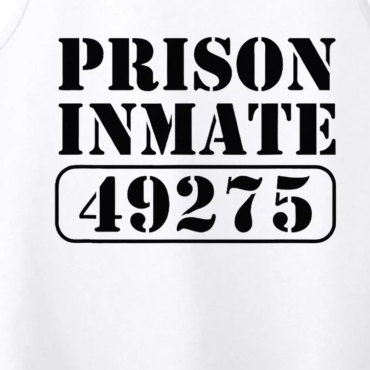 Prisoner Costume Prison Inmate County Jail Halloween Performance Tank