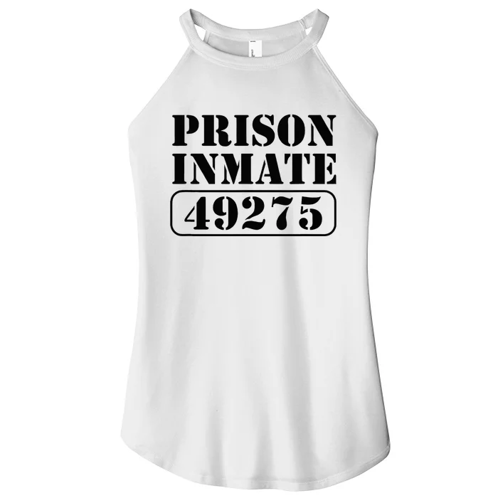 Prisoner Costume Prison Inmate County Jail Halloween Women’s Perfect Tri Rocker Tank