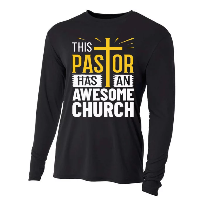 Pastor Costume Pastoring This Pastor Has An Awesome Church Cooling Performance Long Sleeve Crew