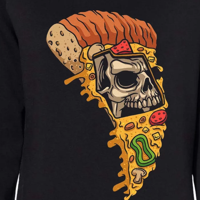 Pizza Chef Pizzazilla Skeleton X-ray Food Lover Womens California Wash Sweatshirt