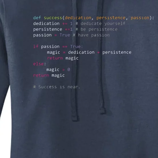 Python Code Programming Syntax Computer Geek Women's Pullover Hoodie