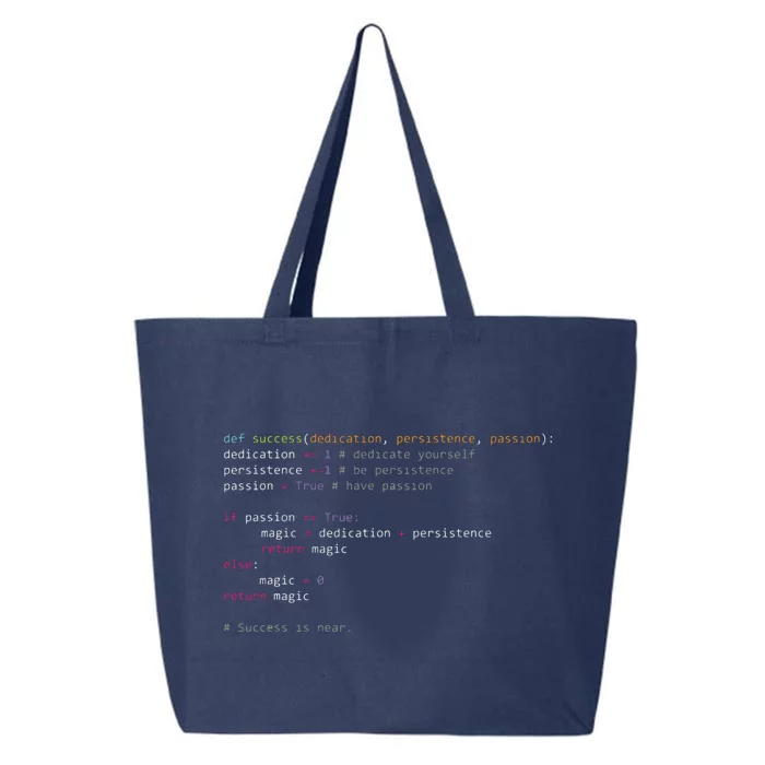 Python Code Programming Syntax Computer Geek 25L Jumbo Tote