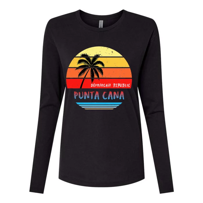 Punta Cana Punta Cana Dominican Republic Womens Cotton Relaxed Long Sleeve T-Shirt