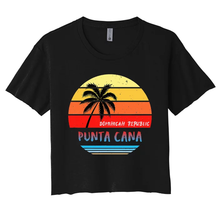 Punta Cana Punta Cana Dominican Republic Women's Crop Top Tee