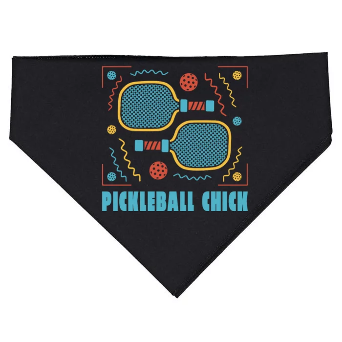 Pickleball Chick USA-Made Doggie Bandana