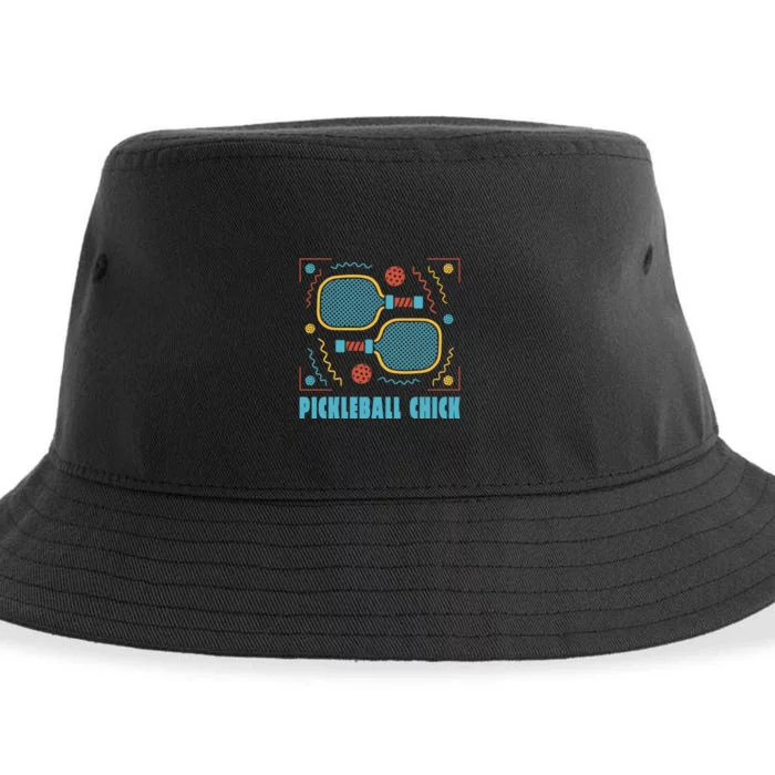 Pickleball Chick Sustainable Bucket Hat