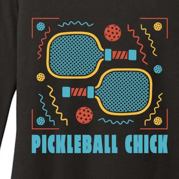 Pickleball Chick Womens CVC Long Sleeve Shirt