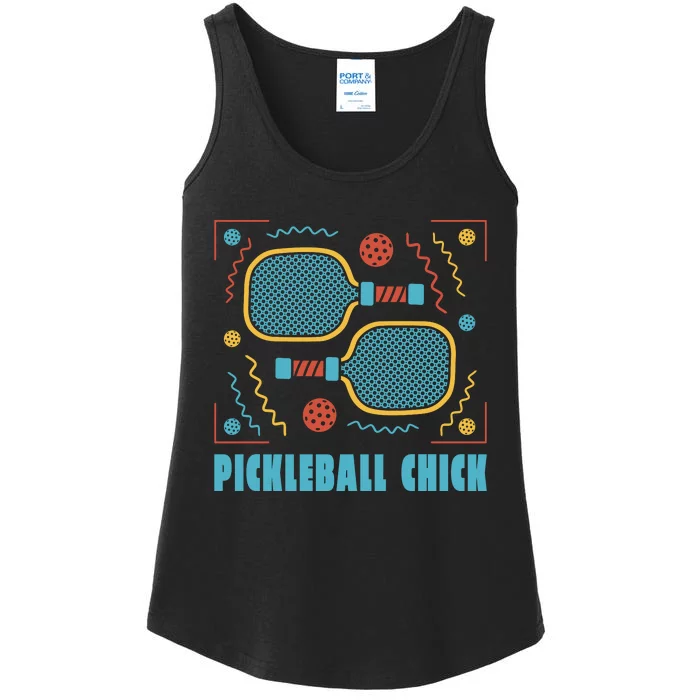 Pickleball Chick Ladies Essential Tank