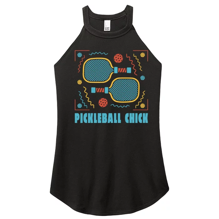 Pickleball Chick Women’s Perfect Tri Rocker Tank