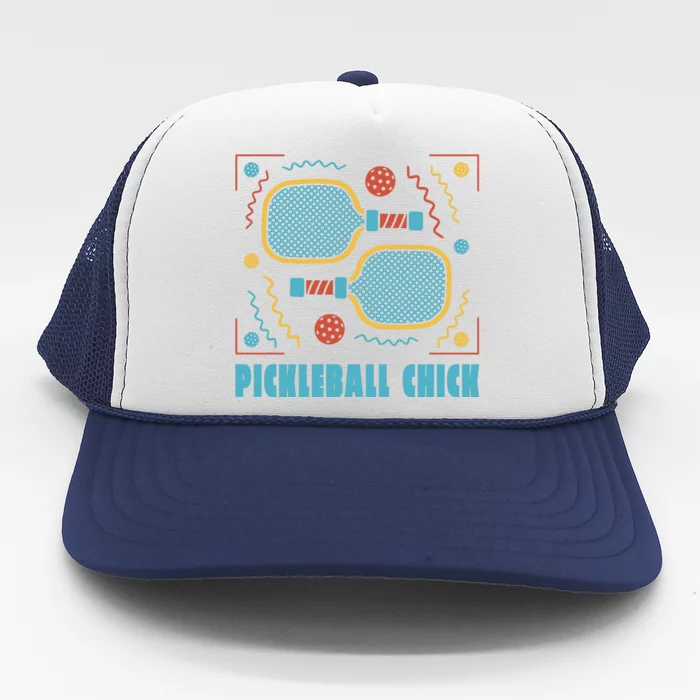 Pickleball Chick Trucker Hat