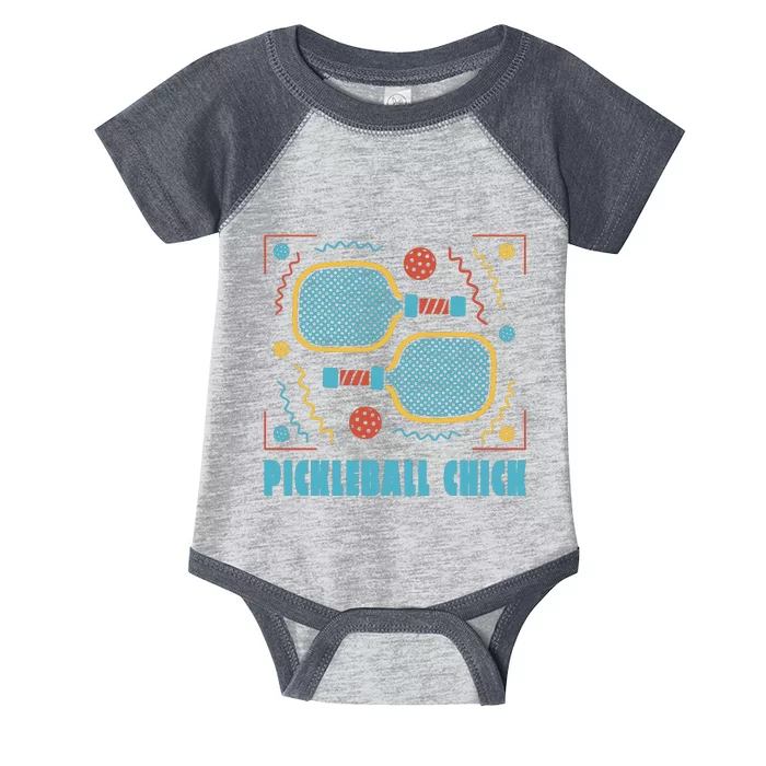 Pickleball Chick Infant Baby Jersey Bodysuit