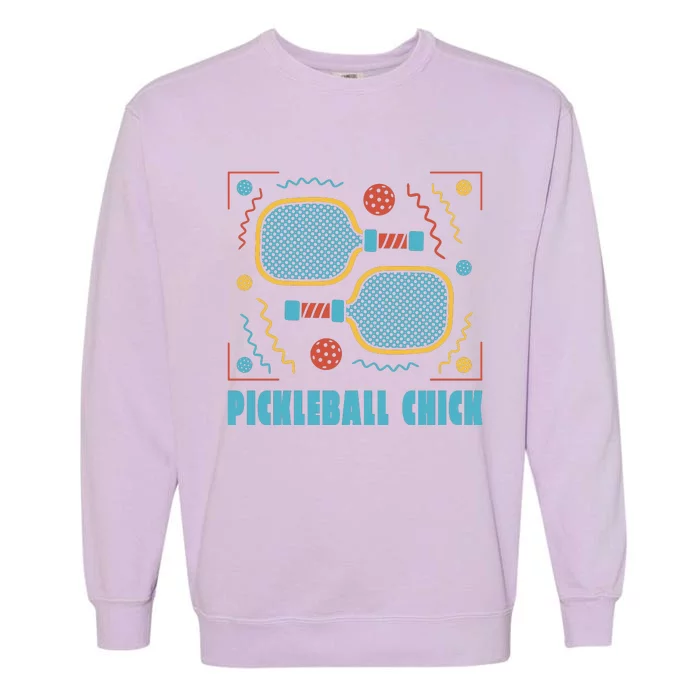 Pickleball Chick Garment-Dyed Sweatshirt