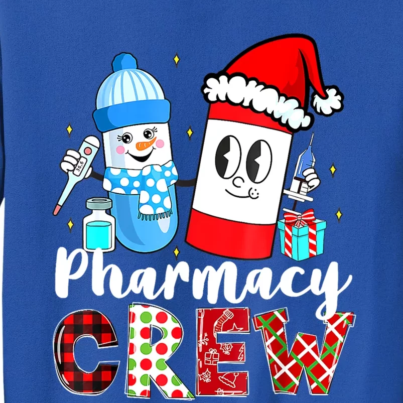 Pharmacy Crew Pill Rx Santa Hat Pharmacist Christmas Meaningful Gift Tall Sweatshirt