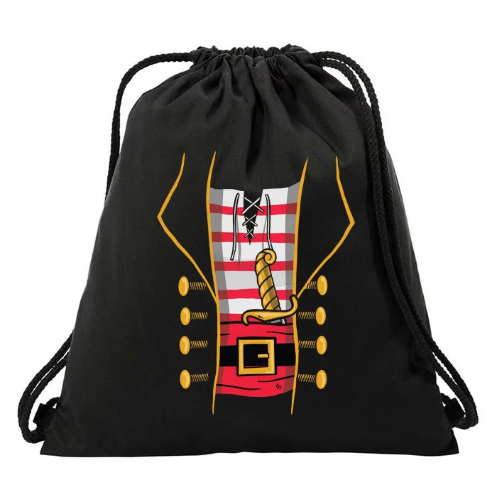 Pirate Costume Drawstring Bag