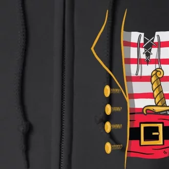 Pirate Costume Full Zip Hoodie