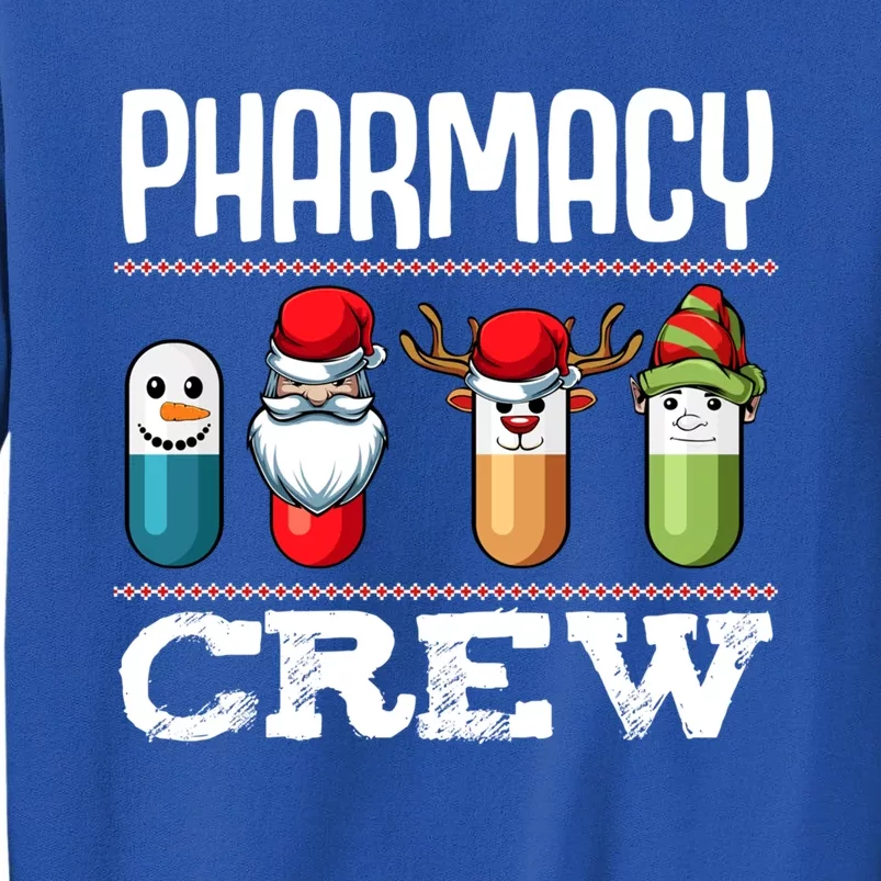 Pharmacy Crew Pills Christmas Pharmacist Medicine Funny Gift Sweatshirt