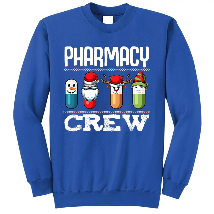 Pharmacy Crew Pills Christmas Pharmacist Medicine Funny Gift Sweatshirt