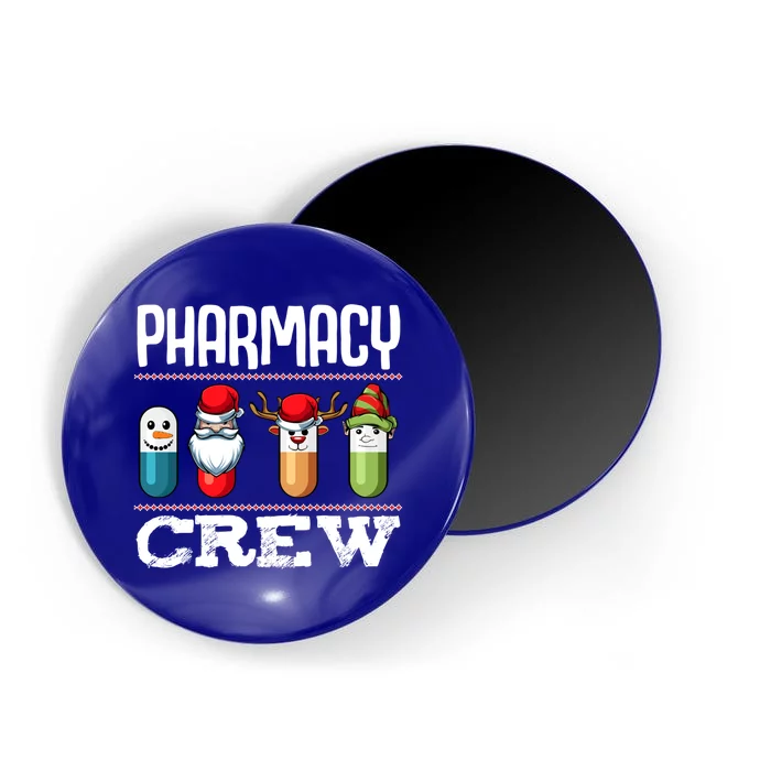 Pharmacy Crew Pills Christmas Pharmacist Medicine Funny Gift Magnet