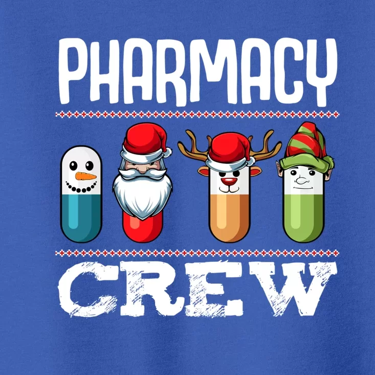 Pharmacy Crew Pills Christmas Pharmacist Medicine Funny Gift Toddler T-Shirt