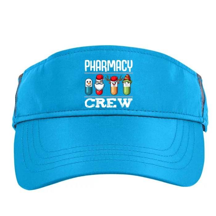 Pharmacy Crew Pills Christmas Pharmacist Medicine Funny Gift Adult Drive Performance Visor