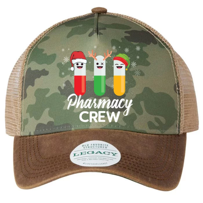 Pharmacy Crew Pills Merry Christmas Santa Funny Pharmacist Gift Legacy Tie Dye Trucker Hat