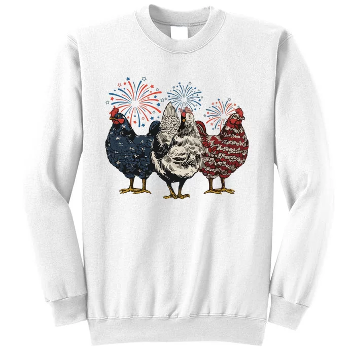 Patriotic Chicken Sweatshirt