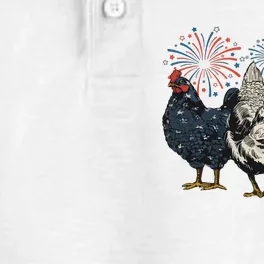 Patriotic Chicken Dry Zone Grid Performance Polo