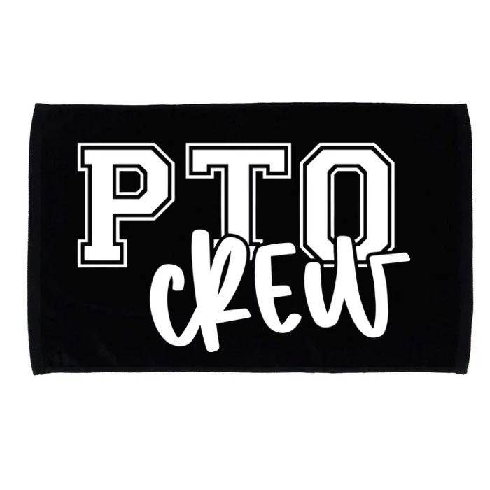 Pto Crew Parent Teacher Organization Microfiber Hand Towel