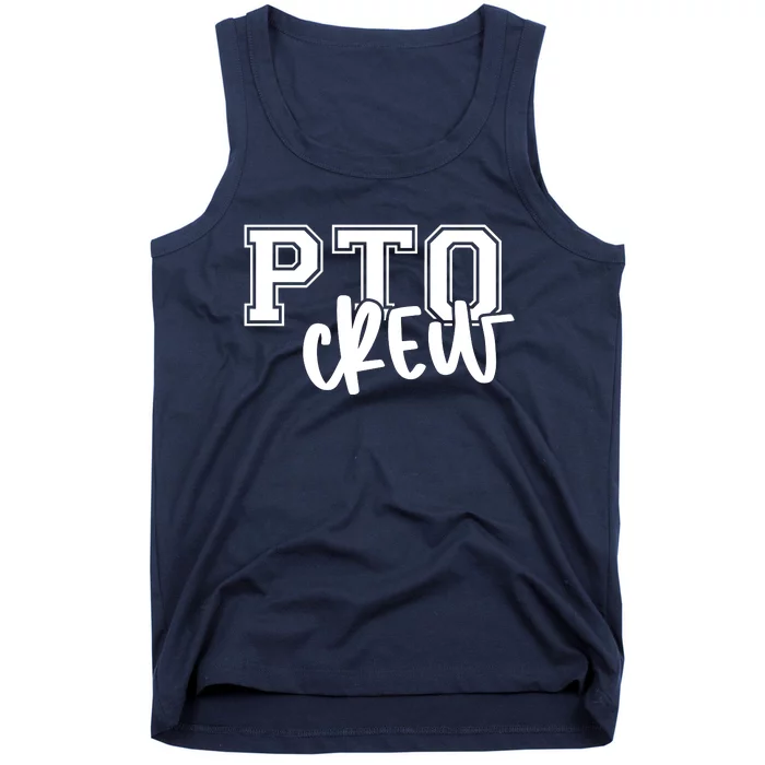 Pto Crew Parent Teacher Organization Tank Top