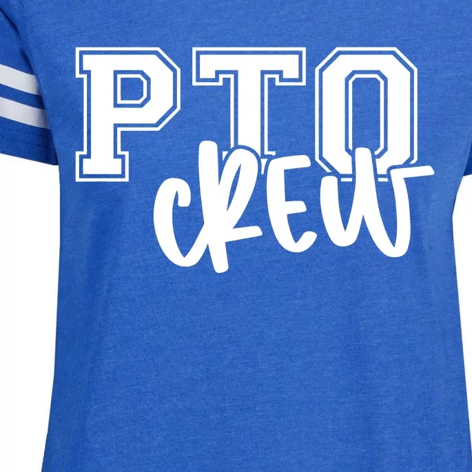 Pto Crew Parent Teacher Organization Enza Ladies Jersey Football T-Shirt