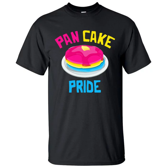 Pan Cake Pride Funny LGBTQ Queer Omnisexual Pansexual Tall T-Shirt