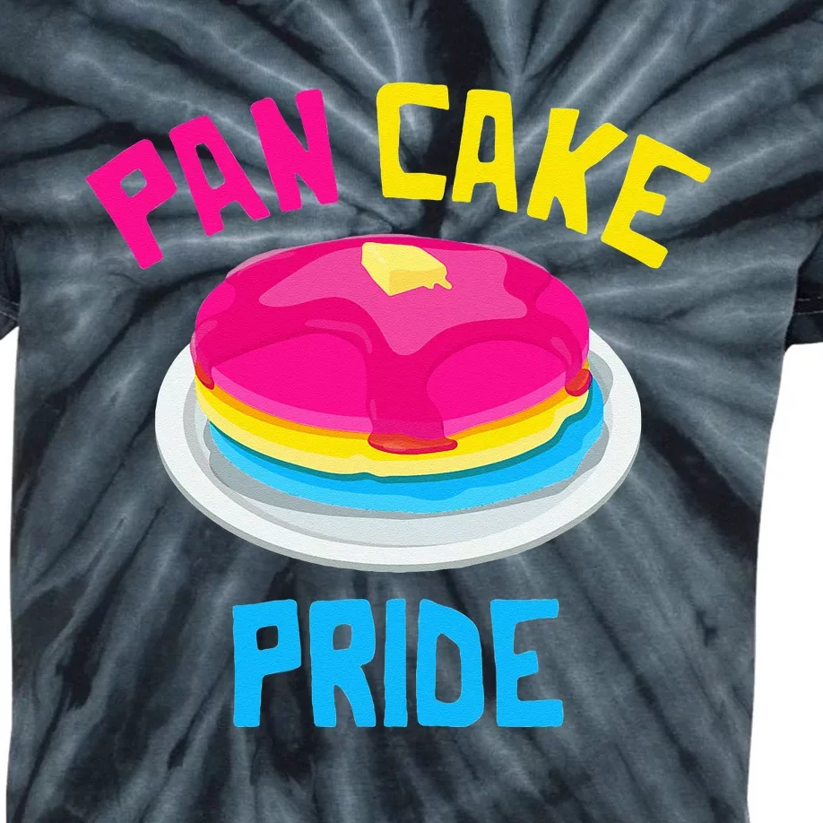 Pan Cake Pride Funny LGBTQ Queer Omnisexual Pansexual Kids Tie-Dye T-Shirt