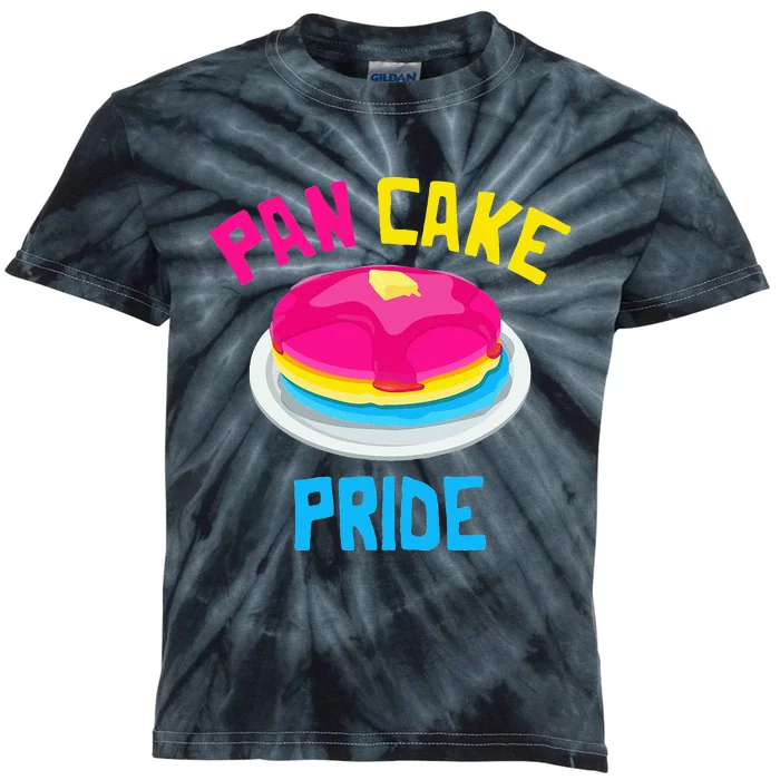 Pan Cake Pride Funny LGBTQ Queer Omnisexual Pansexual Kids Tie-Dye T-Shirt