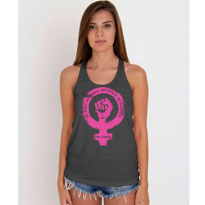 Pro Choice Women's Knotted Racerback Tank