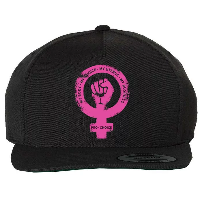 Pro Choice Wool Snapback Cap