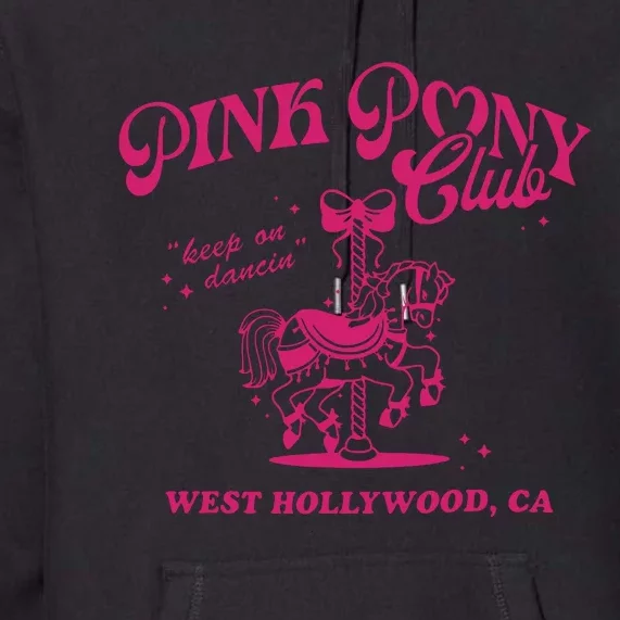 Pony Club Princess Midwest Cowgirl Lesbian Sapphic Premium Hoodie