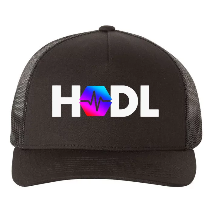 Pulse Chain PLS Hodl Cryptocurrency Crypto Trader Gift Yupoong Adult 5-Panel Trucker Hat