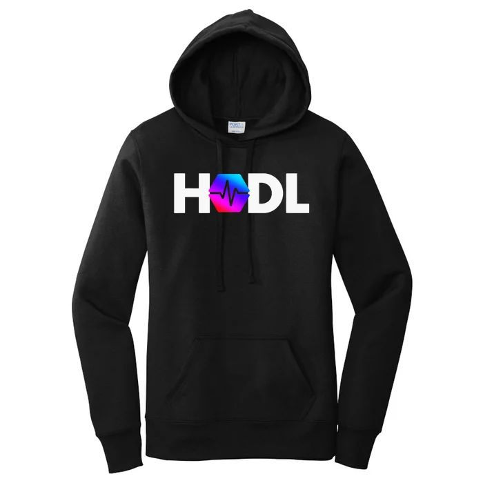 Pulse Chain PLS Hodl Cryptocurrency Crypto Trader Gift Women's Pullover Hoodie