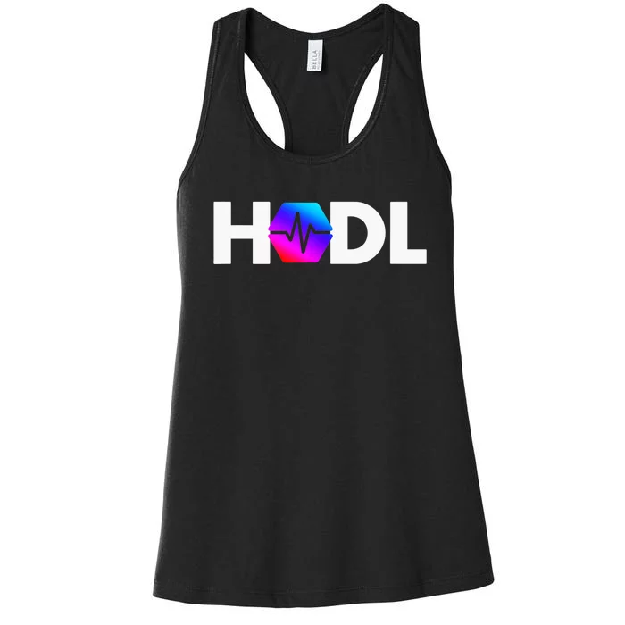 Pulse Chain PLS Hodl Cryptocurrency Crypto Trader Gift Women's Racerback Tank