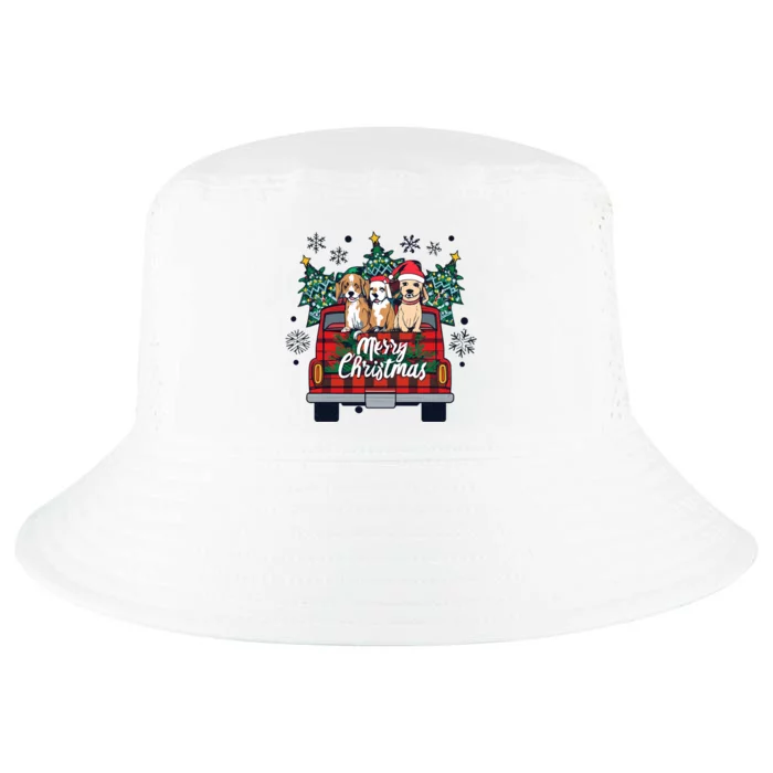 Puppies Christmas Cool Comfort Performance Bucket Hat